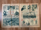 Vtg 1950 s Cole Bros  Circus Newspaper Insert Marion Ohio Great Illustrations
