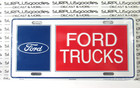 Classic Ford Trucks F150 F250 6 x 12  License Plate Tag Embossed Stamped Metal