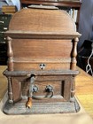 Rare Columbia Bc Cylinder Phonograph Runs Videos Photos Oak Machine Only