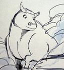 Metamorphoses 1978 Jerry Eisenburg Hand-inked Early Production Concept Art   lf