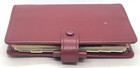 Maroon Red Filofax Windsor Leather Pocket Organizer 1995 Read - Vintage