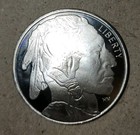 1 Troy Ounce 999 Fine Silver Indian Head buffalo Design