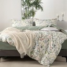 Queen Duvet Cover Set Floral 100  Soft Cotton 3 Pieces Flower Bedding Set For   