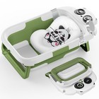 Portable Foldable Baby Bathtub For Newborns   Toddlers  Collapsible Travel Tub W