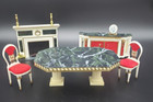 1960 s Ideal Petite Princess Dollhouse Furniture Lot - Bedroom   Dining Room