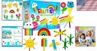 Creative Arts   Crafts Kit For Kids Ages 4-8 - 12 Fun Projects Included