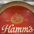 Vtg Hamm   s  Beer 13  Metal Advertising Serving Tray     Rustic original Condition