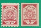 Latvia 1918  Mint Stamps  Michel   01-02