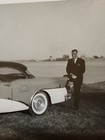 Rare Old Vintage Photo Vehicle Car Beautiful 1961 Man