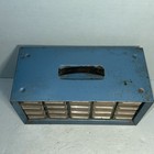 Akro Mils 20 Drawer Metal Storage Cabinet Blue Small Parts Organizer Bin Vintage