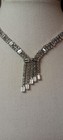 Vintage Kramer Statement Crystal Rhinestone Necklace Choker