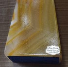 3 Vintage Rich Colorful Marble Onyx Vein 9 5   8 Inch Obelisks Natural Stone