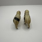Vintage Japan Celluloid Sheep Ram Farm Animal Lot X 2 Near Mint Plastic