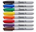 New  Sharpies Permanent Markers  8 Count  Fine Point  Original Assorted Colors
