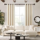 Bronze Curtain Rods 32-58in Adjustable Metal Window Treatment Set