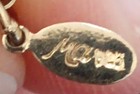 Michael Anthony Sterling Silver Statement Necklace Gold-tone Signed 925 Turkey