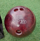 Vintage Gem 300 Bowling Ball 16 Lbs Red Swirl With A Eboniite Ball Ball Carrier