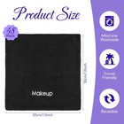 Macarrie 48 Pcs Black Makeup Towels  12x12 In 48 Count  pack Of 1  