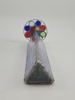 Hand Crafted Stained Glass Leaded Triangular Kaleidoscope  