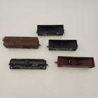 Vintage Ho Scale Model Train Rolling Stock 5 Lot Pennsylvania Burlington Philgas
