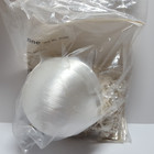 Vintage Leewards Parisienne White Satin Bead Crystal Holiday Ornament Kit 70238
