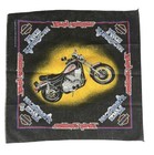 Vintage Harley Davidson Motorcycle American Made In The Usa Bandana Scarf 22x22