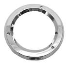 Light Grommet Bezel For 4    Round Light Plain Chrome Plastic  3 Hole Up 10484 Ea 