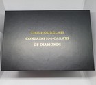 The Curiosity Box This Hourglass Contains 100 Carats Of Diamonds W  Coa Opened