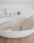 Brand New Badesofa Complete Bathsofa Pillow Set Ivory Pearl Size Medium