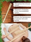 Massage Bamboo Broom For Sauna And Banya - Relaxing Cellulite Wood