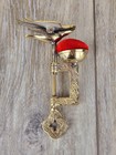 Victorian Style Brass Clamp Sewing Bird Pin Cushion For Quilting And Needlework