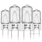 10pcs G8 Halogen Bulb Light 20watt 120volt Base Bi-pin Bulbs Lampe Warm White