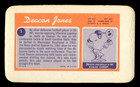 1970 Topps Super  29 Tommy Nobis Front  7 Deacon Jones Wrong Back Error  30332 