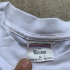 Vintage Winston Cigarettes Single Stitch Eagle Puff Paint Tee T Shirt Promo Xl