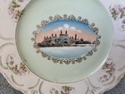 1890 s Antique  zinc Smelter Vintage Pittsburgh Ks Kansas China Souvenir Plate 