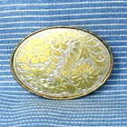 Western Dress Belt Buckle Cowboy Cowgirl Scroll Flourish Vtg 80s W Usa    gta156