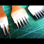 3pcs French Style Leather Craft Stitch Lacing Punch Chisel Tool Kit 2 5 10 Prong