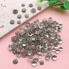 30pcs Tibetan Silver Vintage Metal Loose Spacer Bead Caps For Jewelry Making Diy