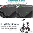54 6v 2a dc5 5 Charger Adapter 6-in-1 Plug Fast Charging  For 48v Li-ion Battery