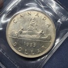 1935 Canada    voyageur    Silver Dollar Iccs Certified Gem Unc Ms65