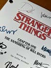Stranger Things Pilot Script Signed- Vanishing Of Will Byers- Autograph Reprints