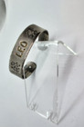 Vintage Cuff Horoscope Zodiac Bracelet Leo Lion Made In Usa Unisex Astrology