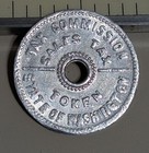Tax Commission Sales Tax Token State Of Washington 22 84mm