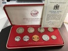 Malta 1978 9 Coin Proof Set Km  Ps6 Box And Papers