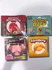 Lot Of 4 Jumbo Squishy Cheese Strawberry Duck   Pig New Ships Fast