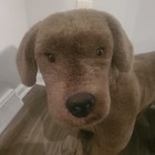 Melissa   Dougs Life Like Size Plush Chocolate Lab Dog Stuffed Animal 2ft Rare