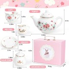 Porcelain Tea Set For Girls  Tea Party Set For Little Girls  Kids Tea Set Kit   