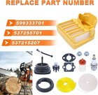 Air Fuel Filter Maintenance Kit For Jonsered Cs2255 Redmax Gz550 55 5cc Chainsaw