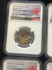 2002 -07  Canada  6 X   50 Coin Proof  Golden Flowers Set  Ngc  pf 69-70   Box 15