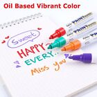 12pcs Waterproof Permanent Paint Marker Pen For Car Tyre Tire Tread Rubber Metal